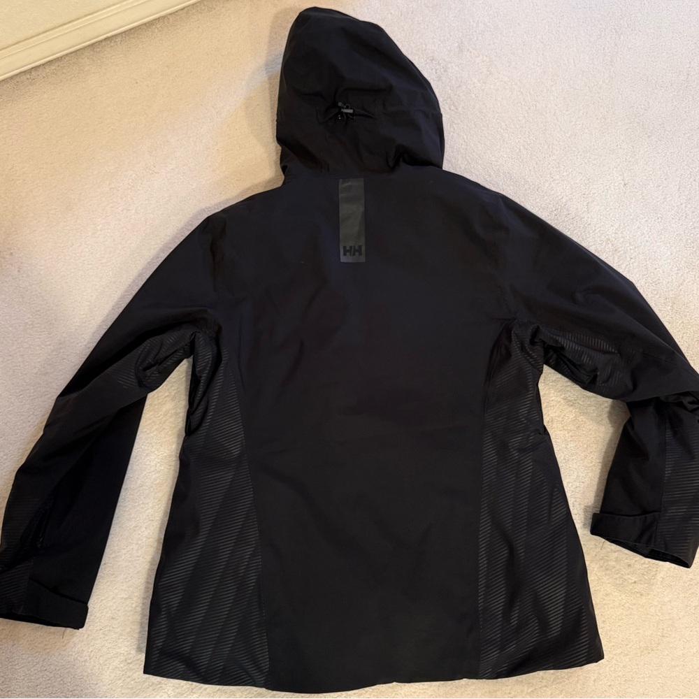 Helly Hansen Black Women’s Hooded Winter Ski/Snowboard Coat - Picture 3 of 6